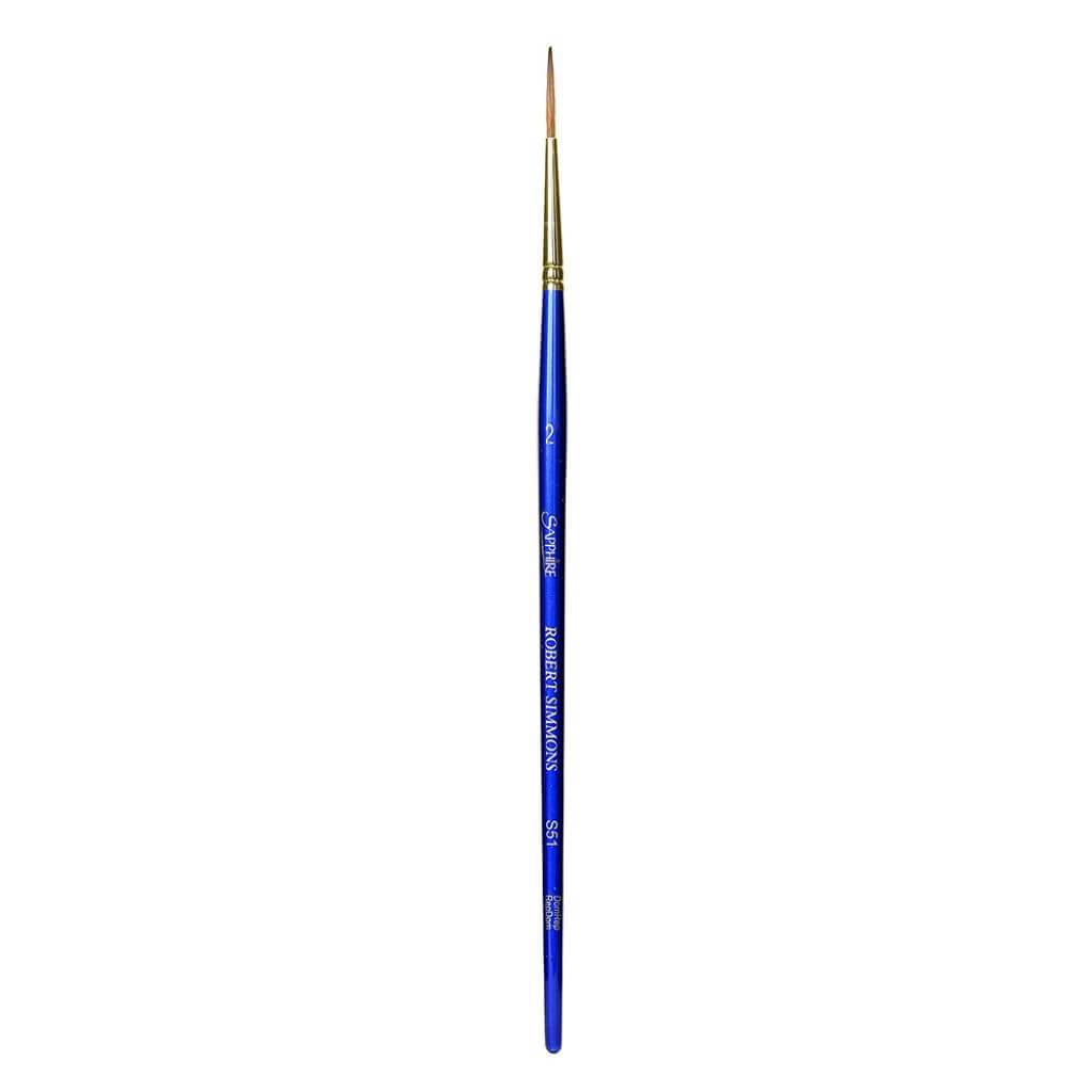 Sapphire Liner Short Handle Brushes Series 51