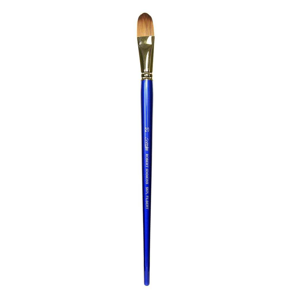 Sapphire  Filberts Brushes Long Handle Series 67