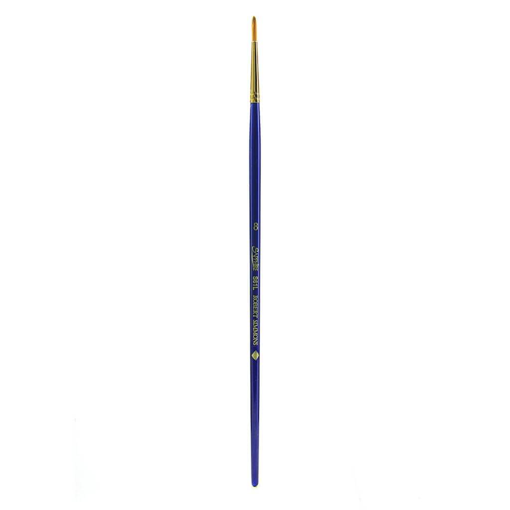 Sapphire Round Brushes Long Handle Series 61