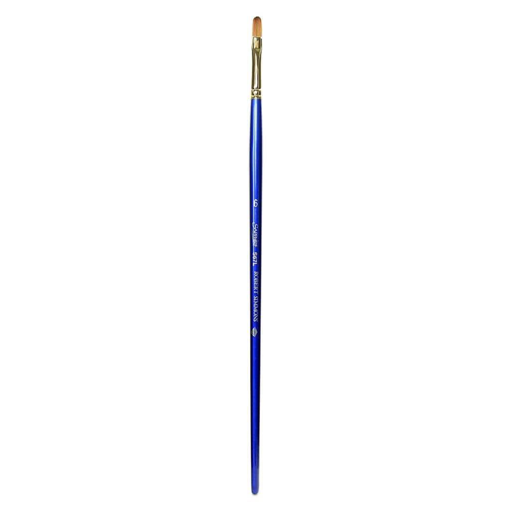 Sapphire  Filberts Brushes Long Handle Series 67