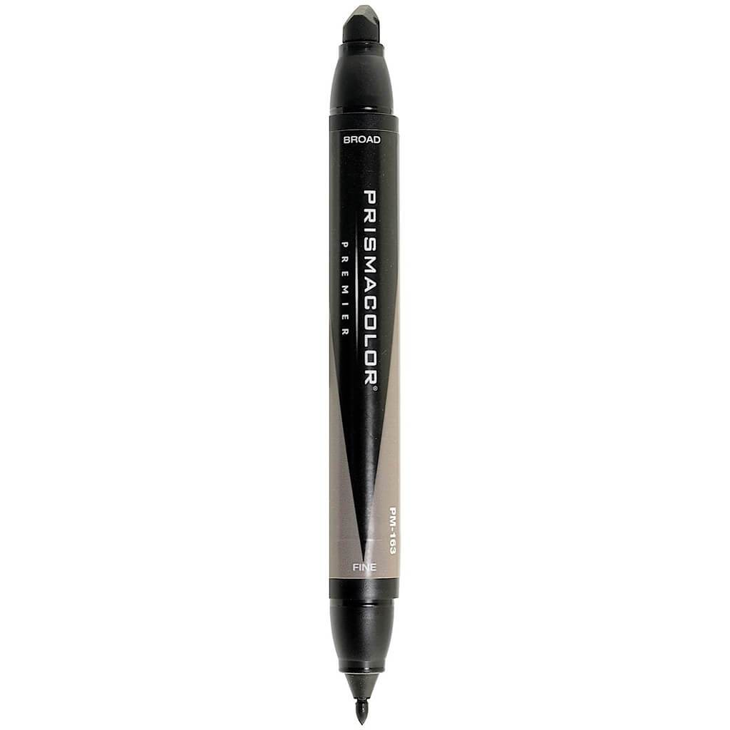 Premier Art Markers Chisel-Fine Double Ended Markers French Gray