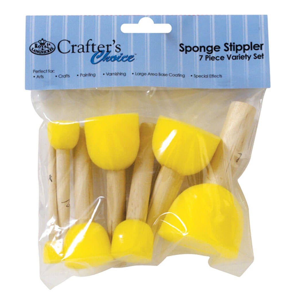 Sponge Stippler Assorted 7 Pack