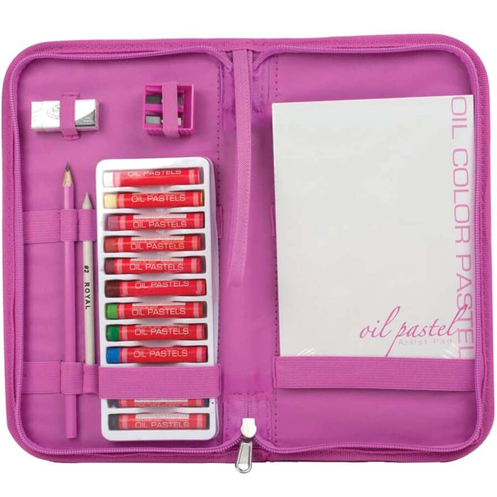 Oil & Soft Color Pastels Pink Artist Set