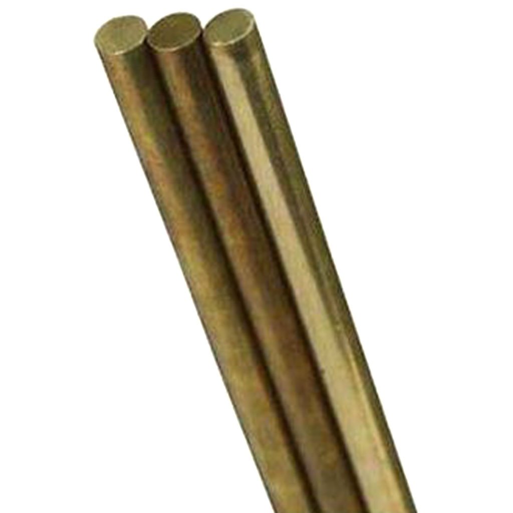Brass Metal Rod .02in x 12in 5ct