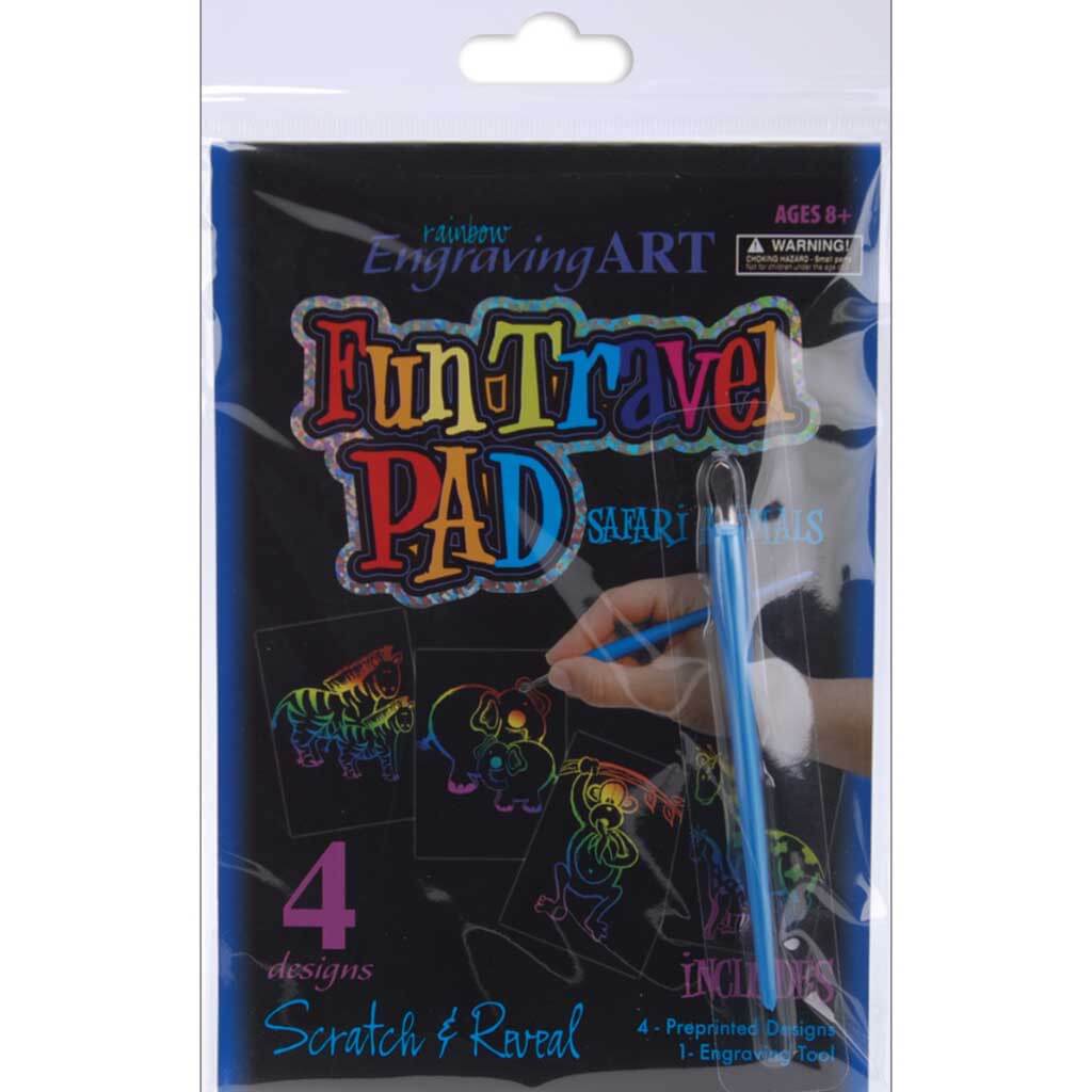 Engraving Art Set Rainbow Travel Pad