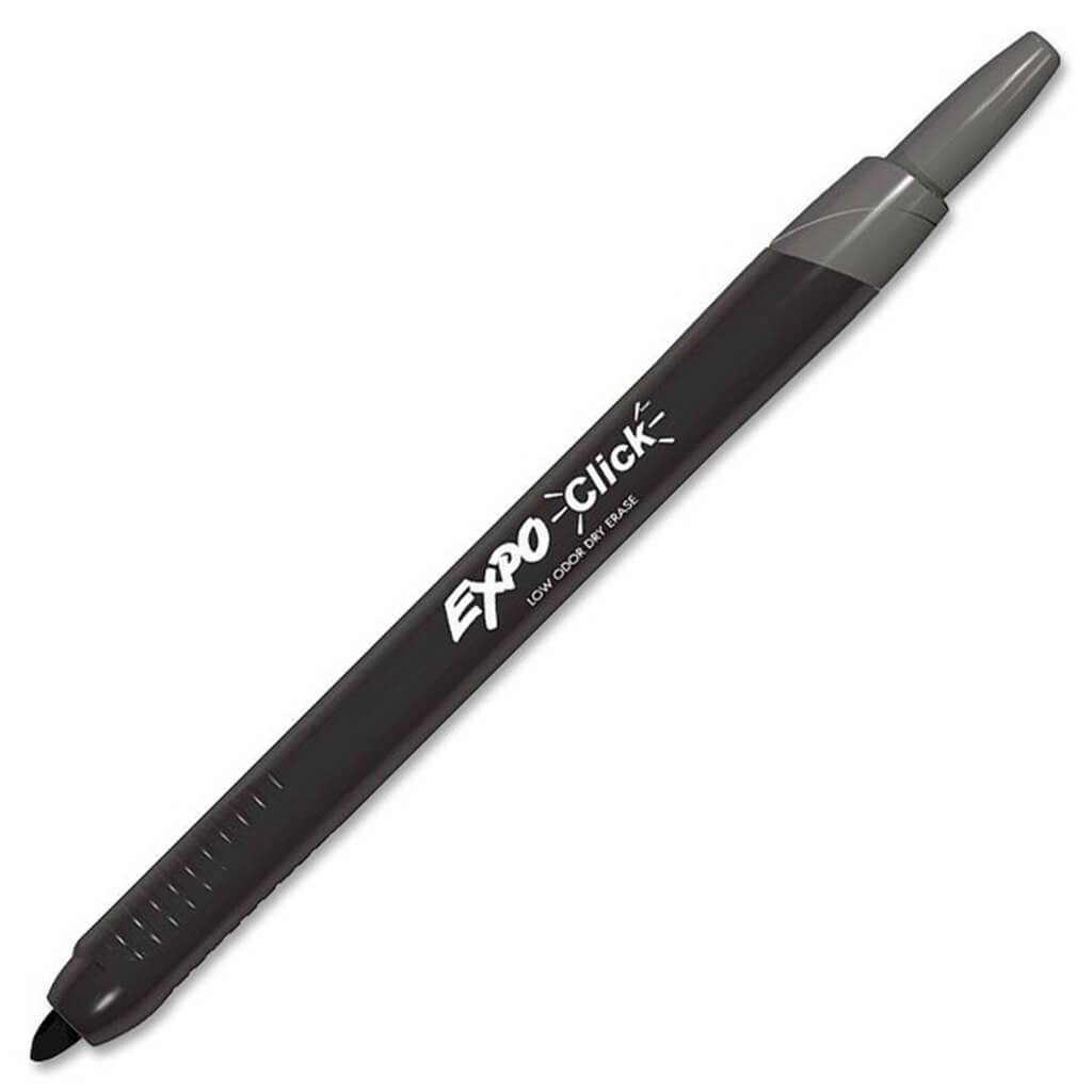 Expo Click Retractable Dry Erase Fine Marker Black