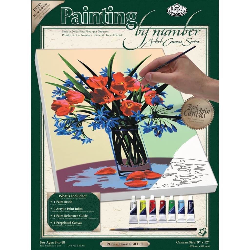 Paint By Number Kits 9in x 12in Floral Still Life