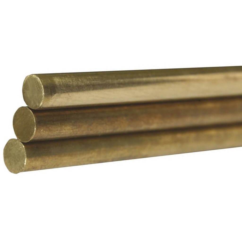 Brass Metal Rods 1/16in x 36in 2ct