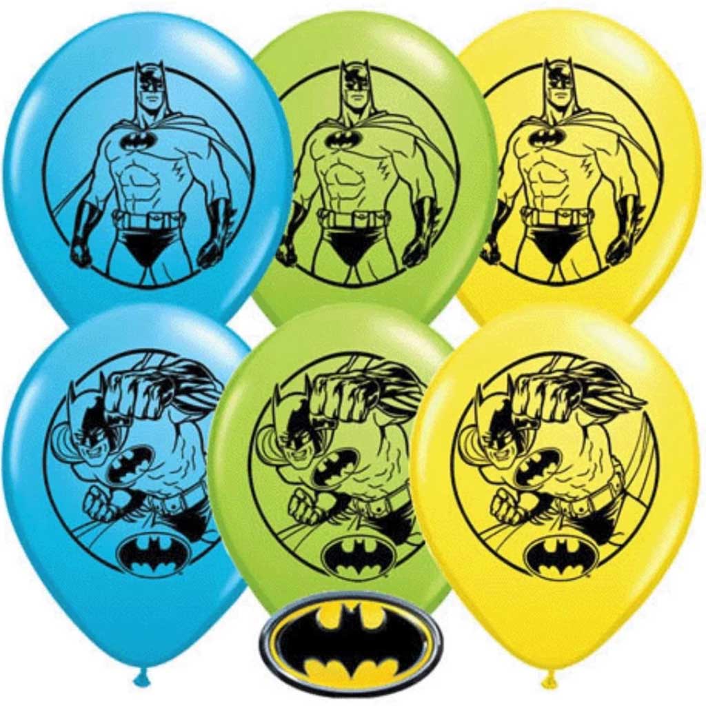 Latex Balloon Batman 11in 