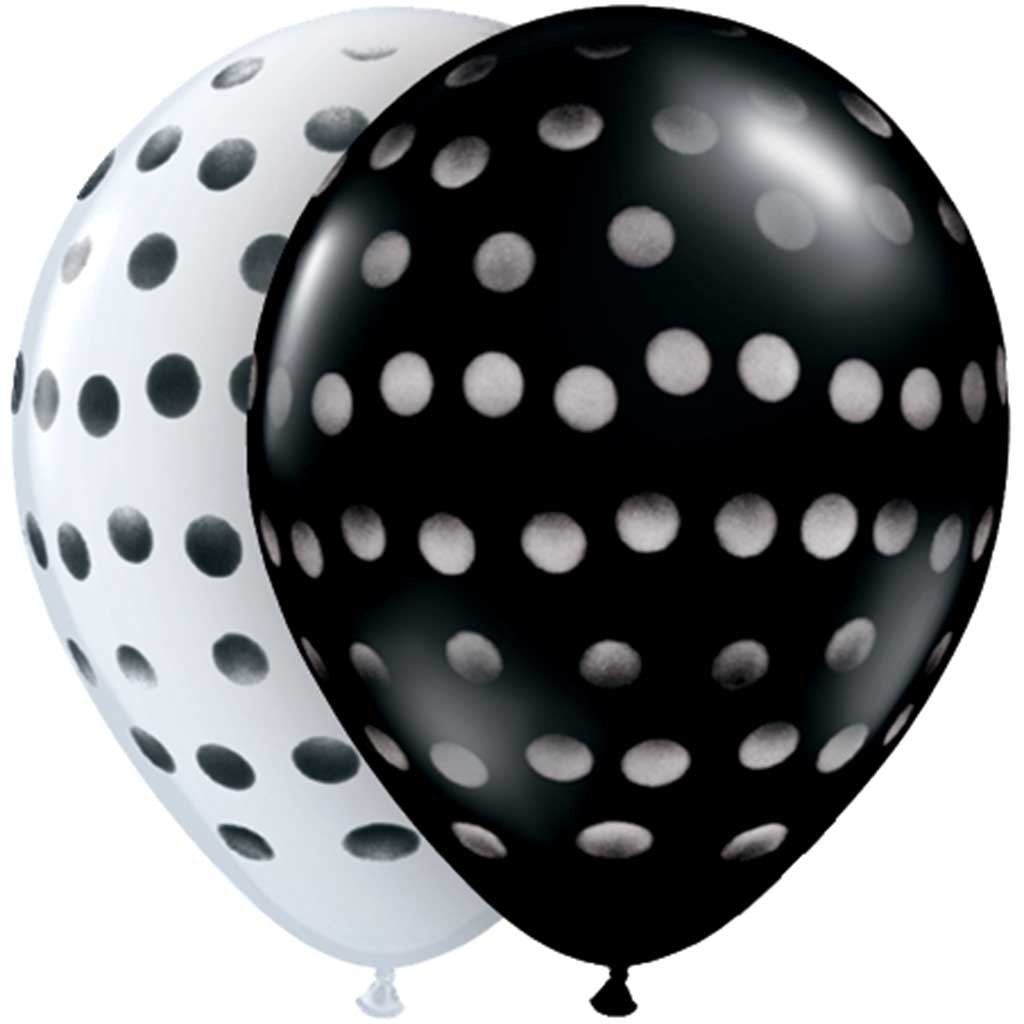 Latex Balloon Polka Dot 11in 