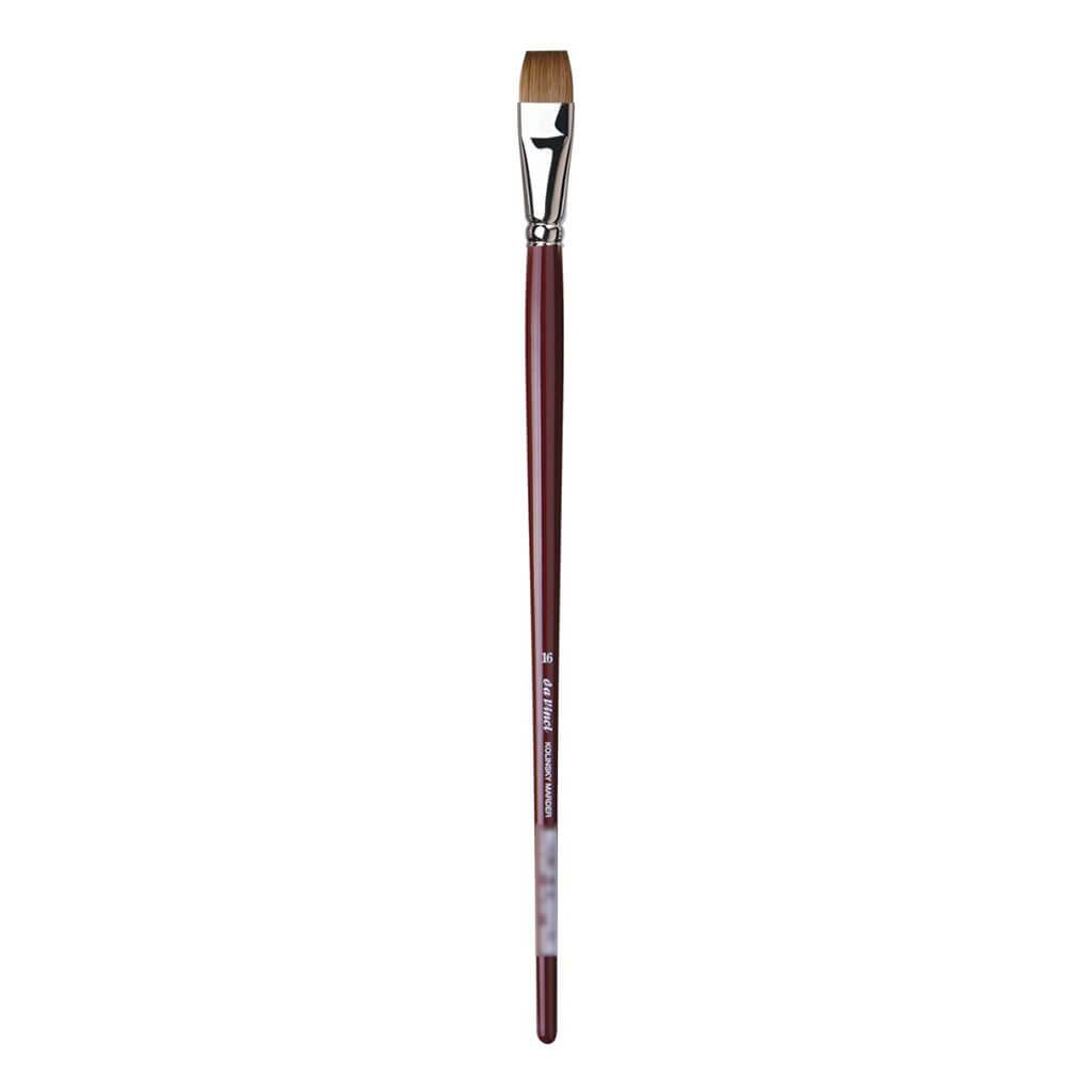 Kolinsky Red Sable Hair, Oilpainting Brush, Flat