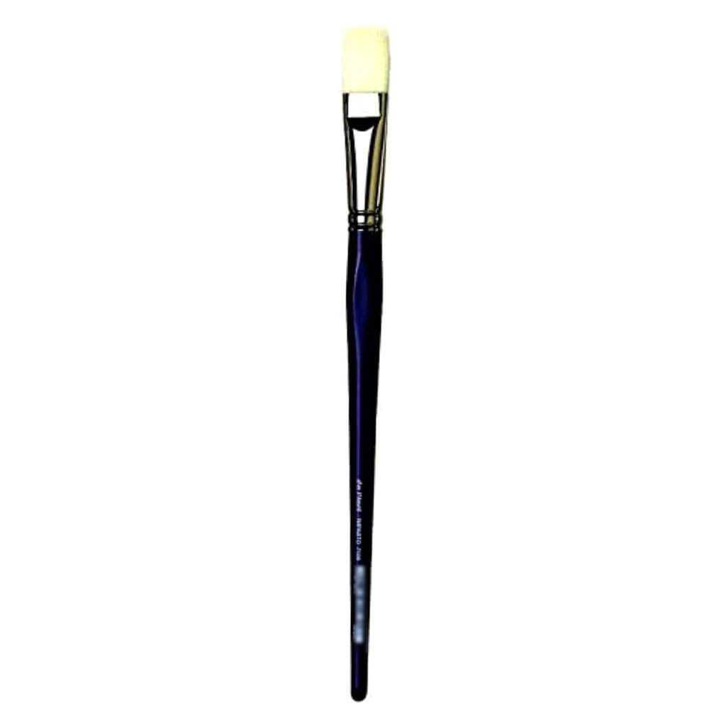 Impasto Acrylic Brushes, Flats, Extra Strong Synthetic Bristle, White