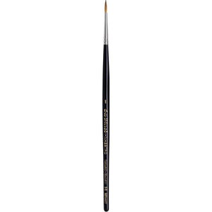 Maestro Kolinsky Brush Long Tapered Round Short Handle