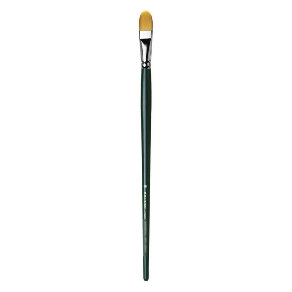Nova Synthetic Long Handle Brushes, Filbert Shape