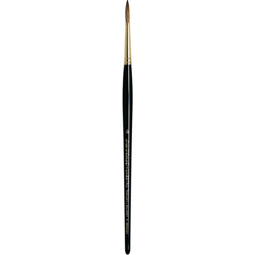 Maestro Kolinsky Brush Full Belly Round Short Handle