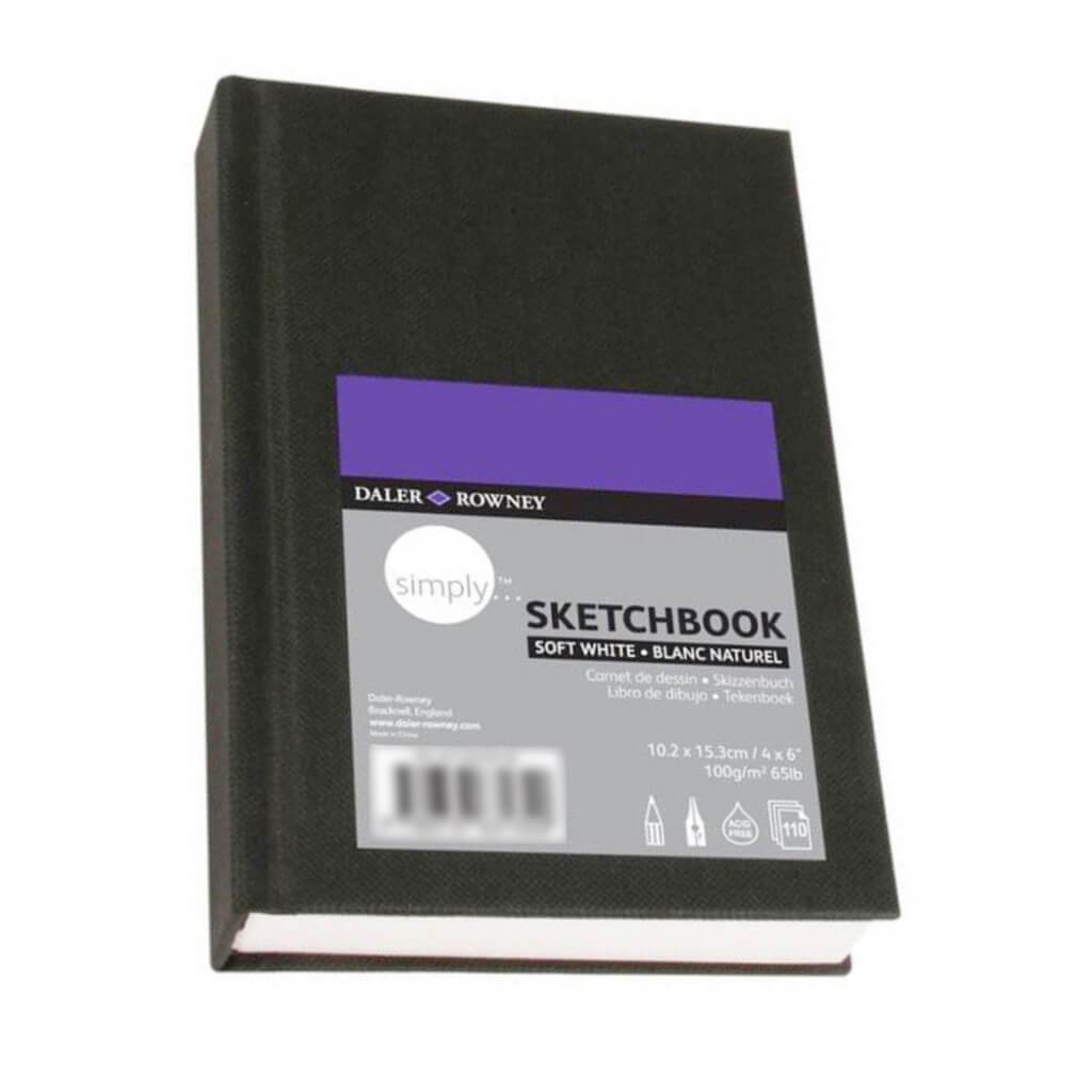 Simply Hardbound Soft White Sketchbooks