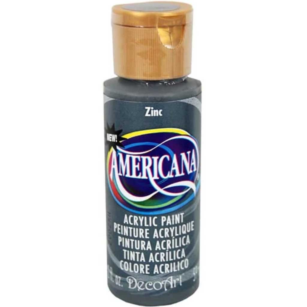 Americana Acrylic 2oz Paint - Zinc