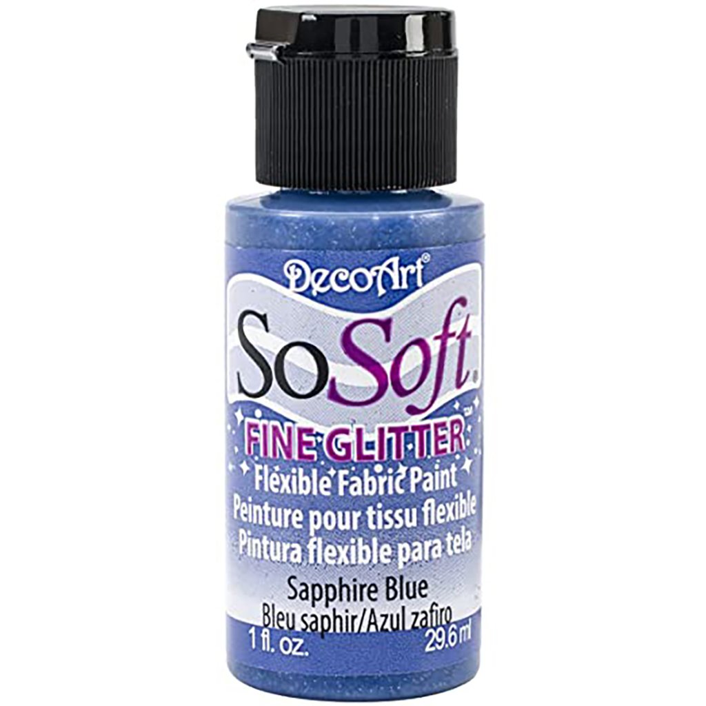 Sosoft Fine Glitter Paint 2oz