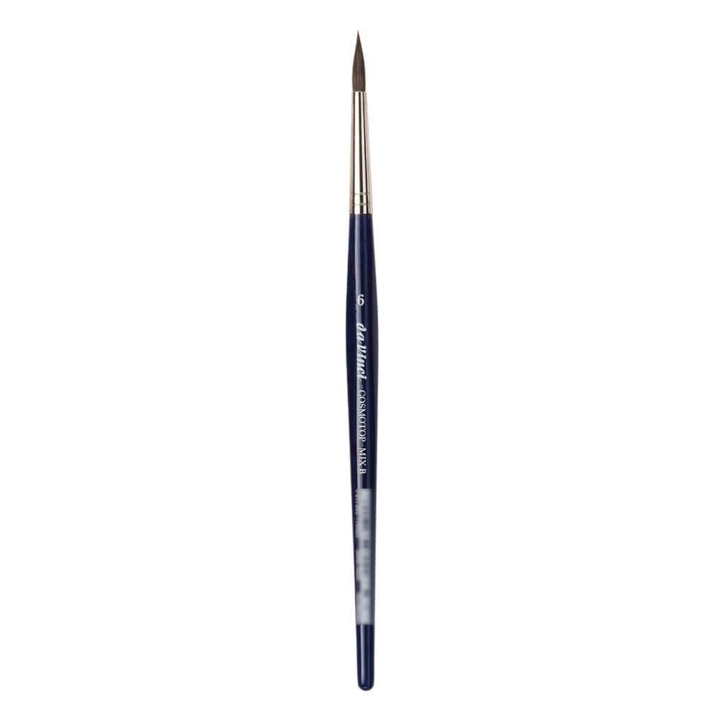 Cosmotop Mix B Water Color Brush, Blue Esagonal Handles