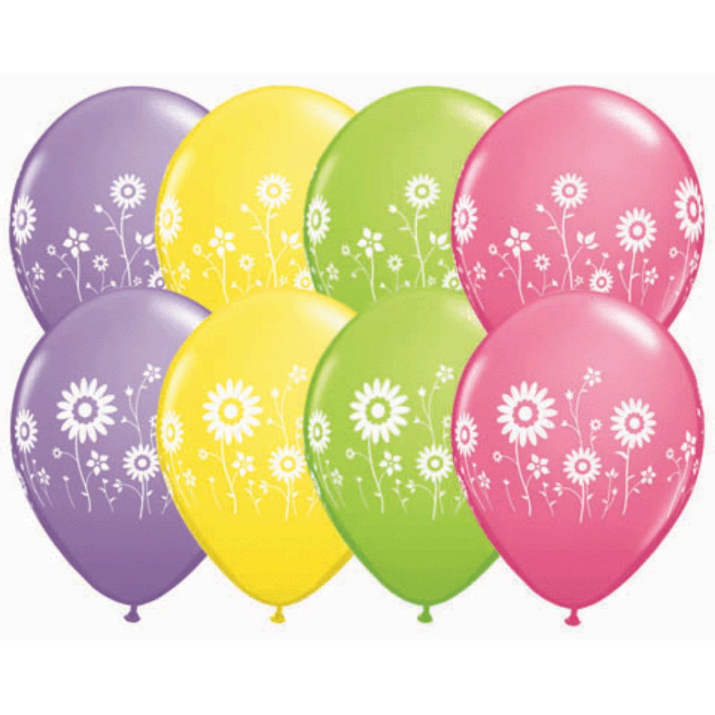 Latex Balloon Flower Garden 11in 