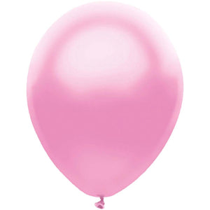 Latex Balloon Silk Pink 11in 