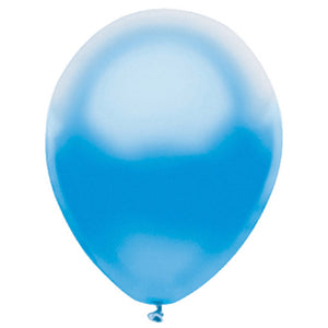 Latex Balloon Silk Blue 11in