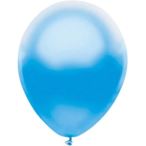 Latex Balloon Silk Blue 11in 