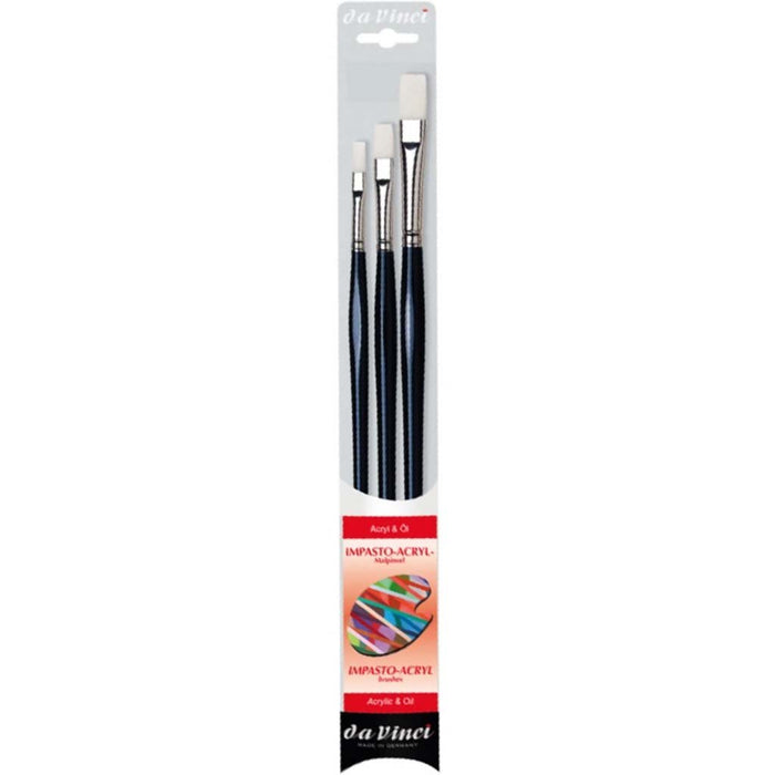 FLAT IMPASTO ACRYLIC BRUSH SET 