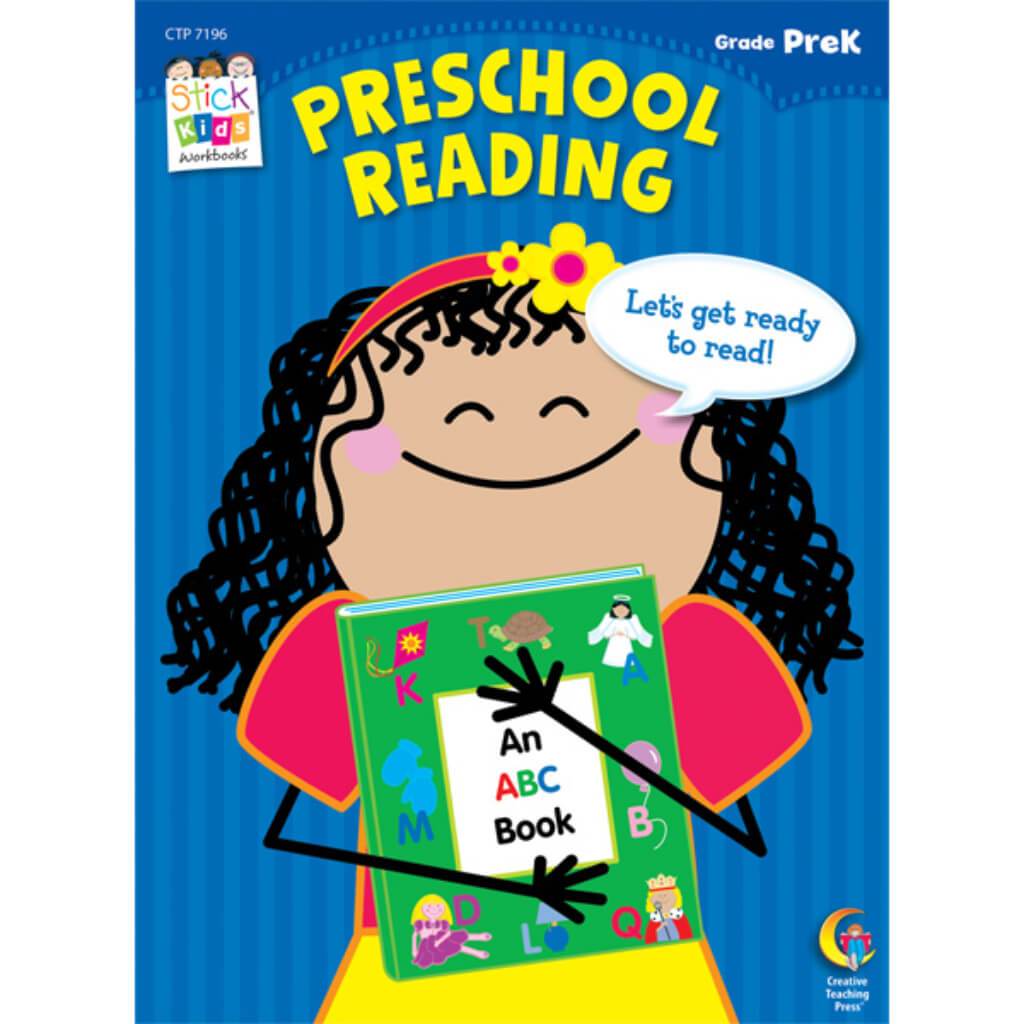 Preschool Reading Stick Kids Workbook Grade Prek 