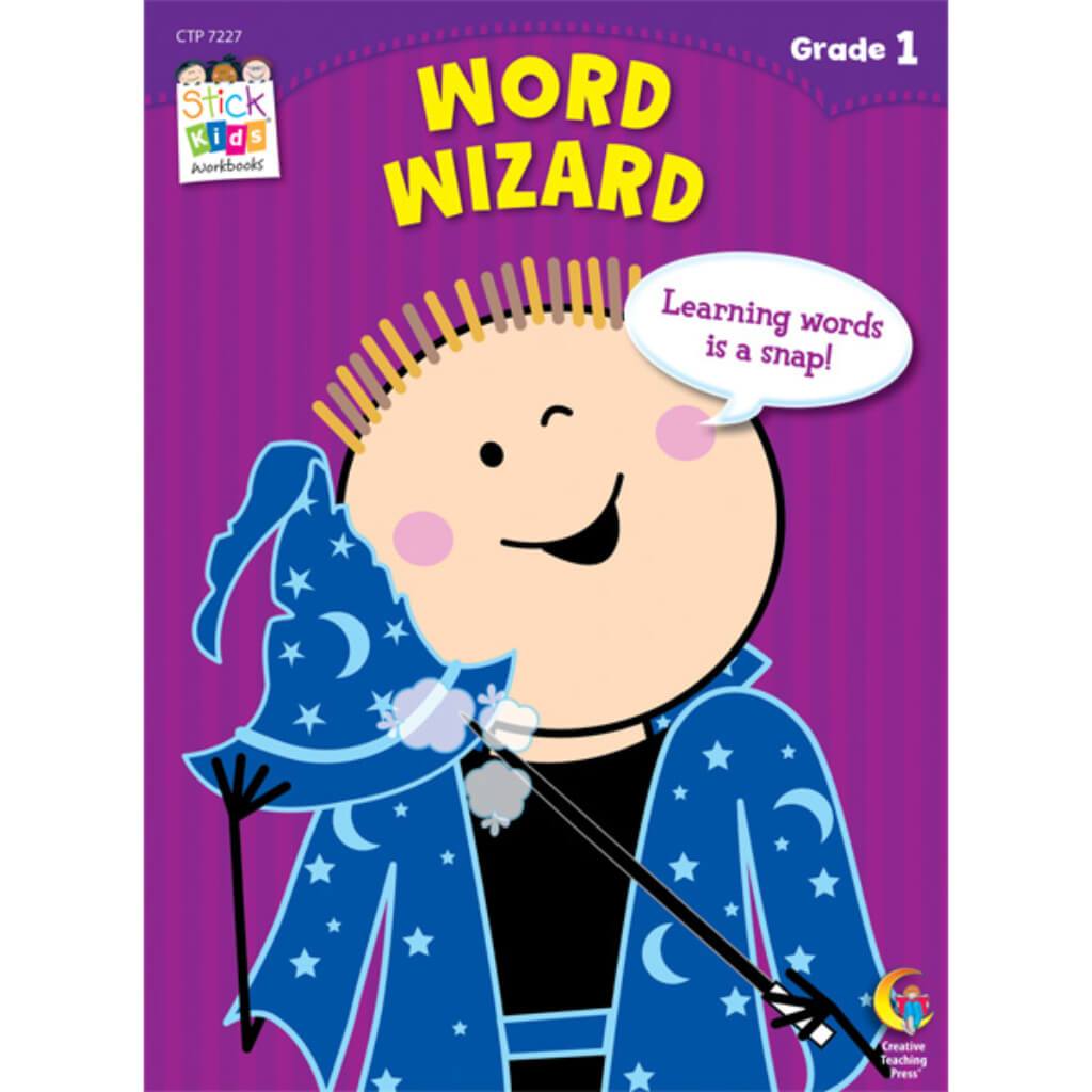 Word Wizard Stick Kids Workbook, Grade 1 