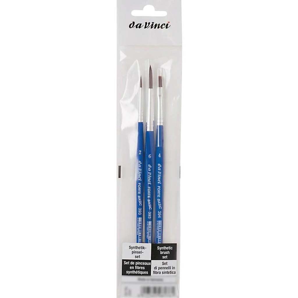 Artist Brush Set Forte Basic Set of 3