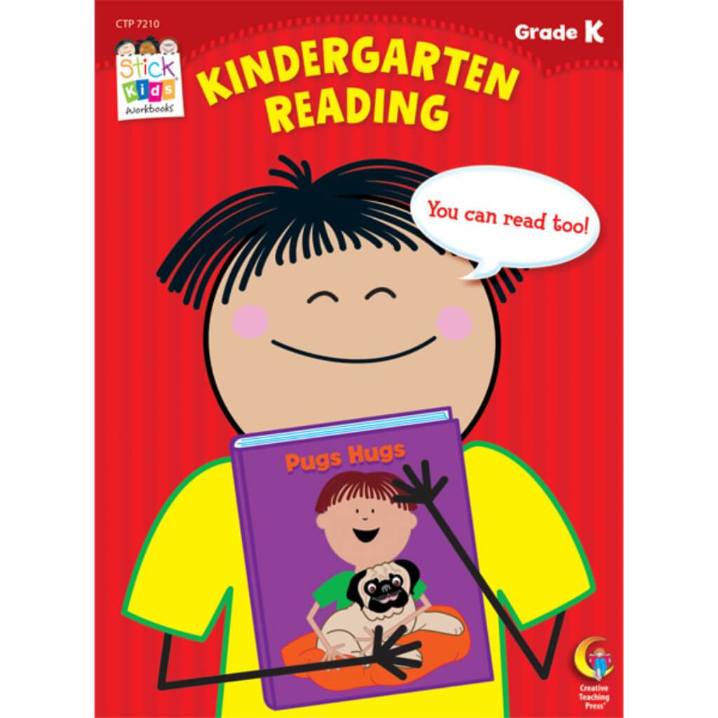 Kindergarten Reading Stick Kids Workbook Grade K 