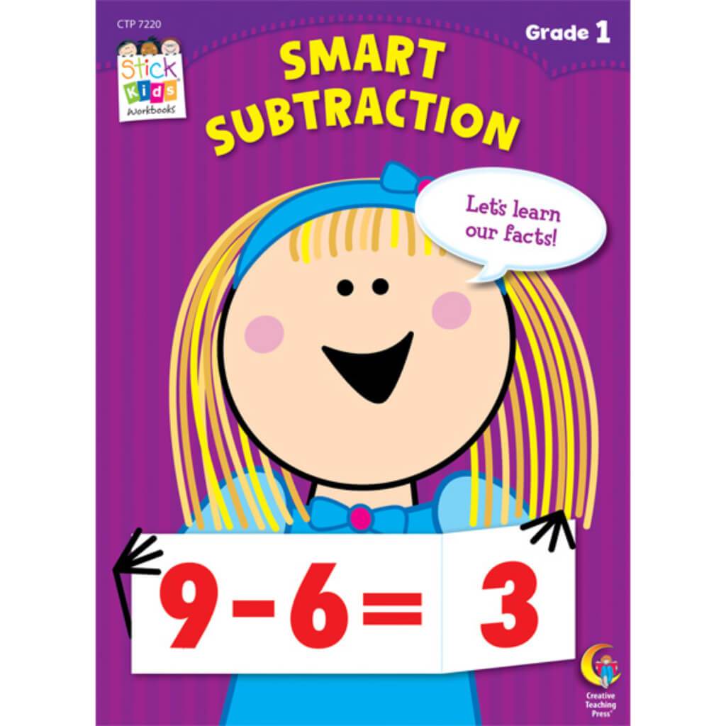Smart Subtractions Stick Kids Workbook, Grade 1 