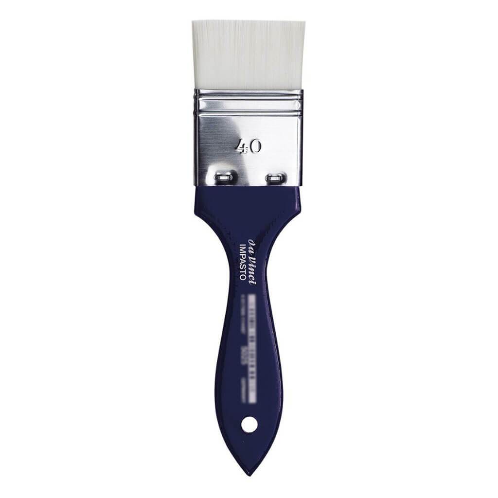 Impasto Mottler Brushes, Blue Lacquered Handles