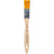 Jumbo Mottler Brushes, Golden Synthetic Fibre, Long Plainwood Handles