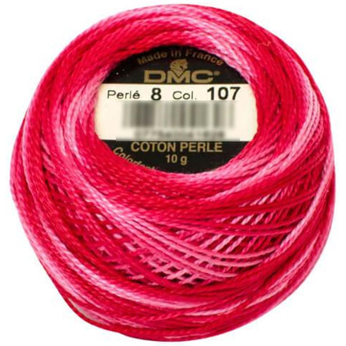 Dmc Pink Red Pearl Cotton Sz8 