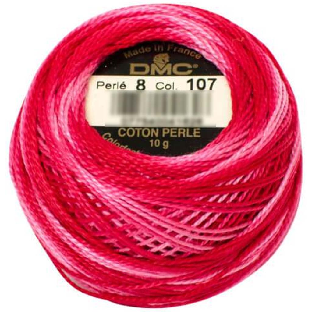 Dmc Pink Red Pearl Cotton Sz8 