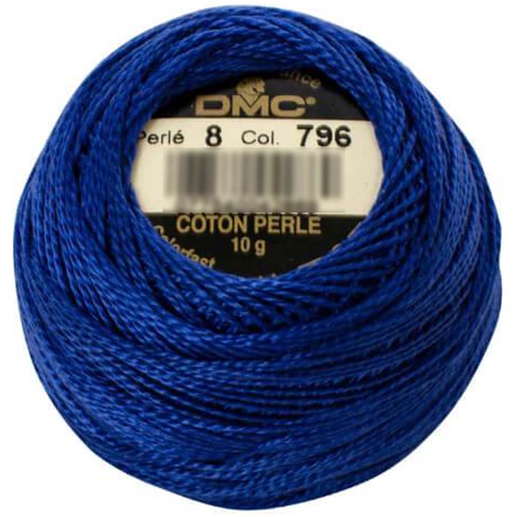 Pearl Cotton Sz8 Dmc Royal Blue 