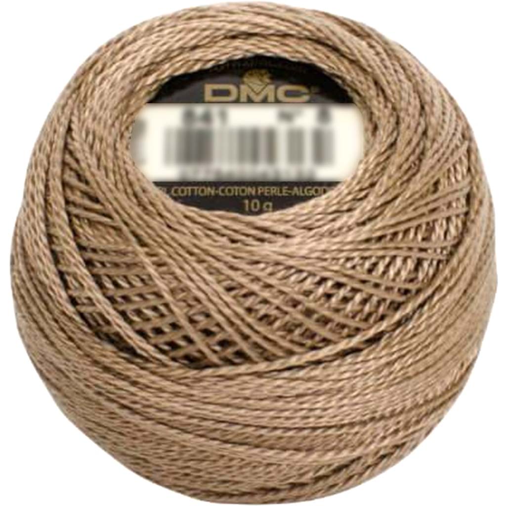 Pearl Cotton Ball Size 8 87yd Light Beige Brown