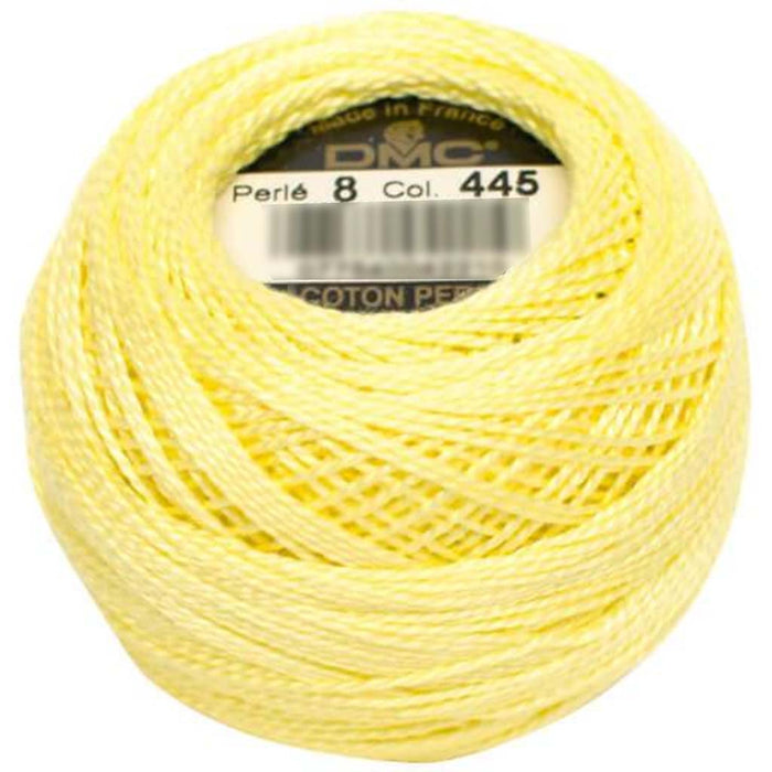 Dmc Light Lemon Pearl Cotton Sz8 