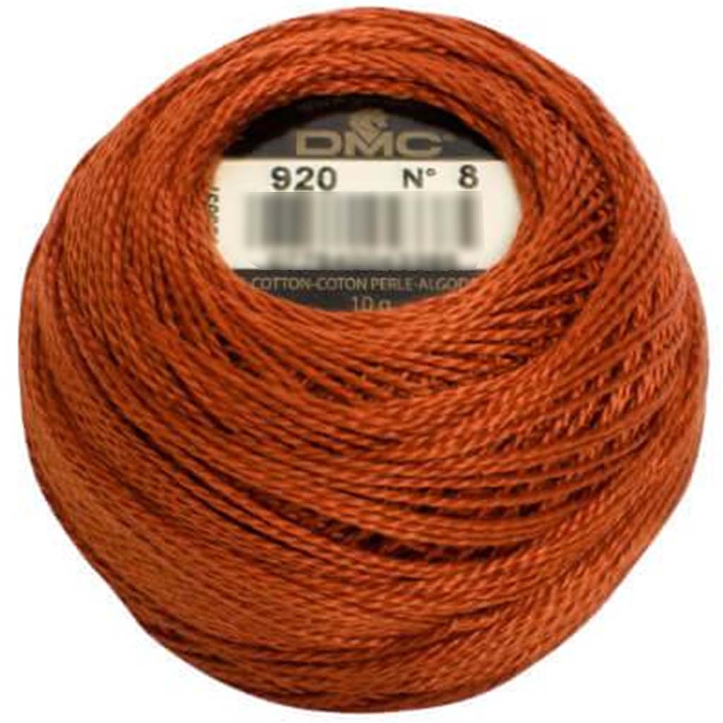 Dmc Pearl Cotton Sz8 Medium 10G Copper 