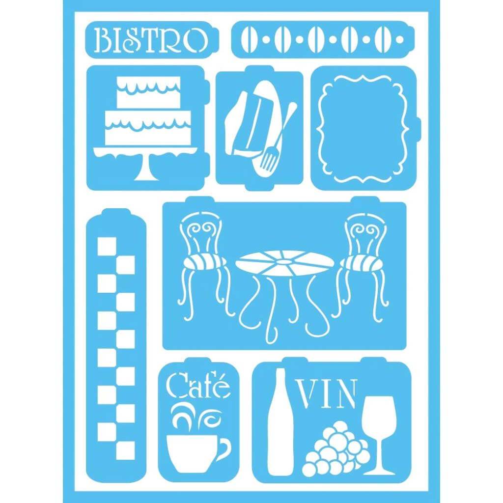 Gloss Enamels Self-Adhesive Bistro 6X8