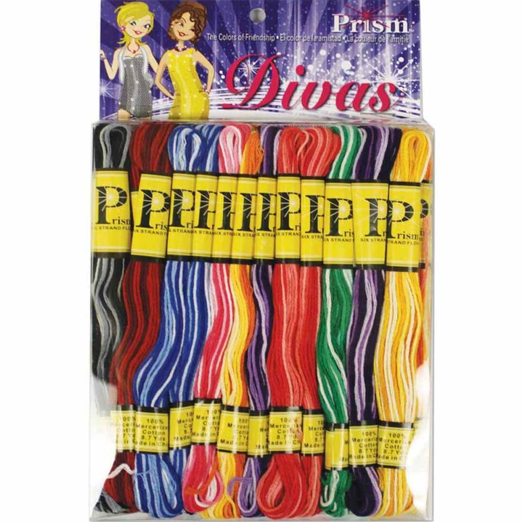 DMC Prism 6-Strand Floss Pack 8.7yd 36/Pkg Divas