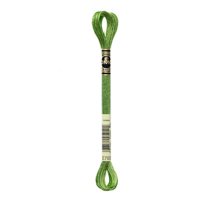 Dmc Light Effects Embroidery Floss Light Green Emerald 8.7Yd 