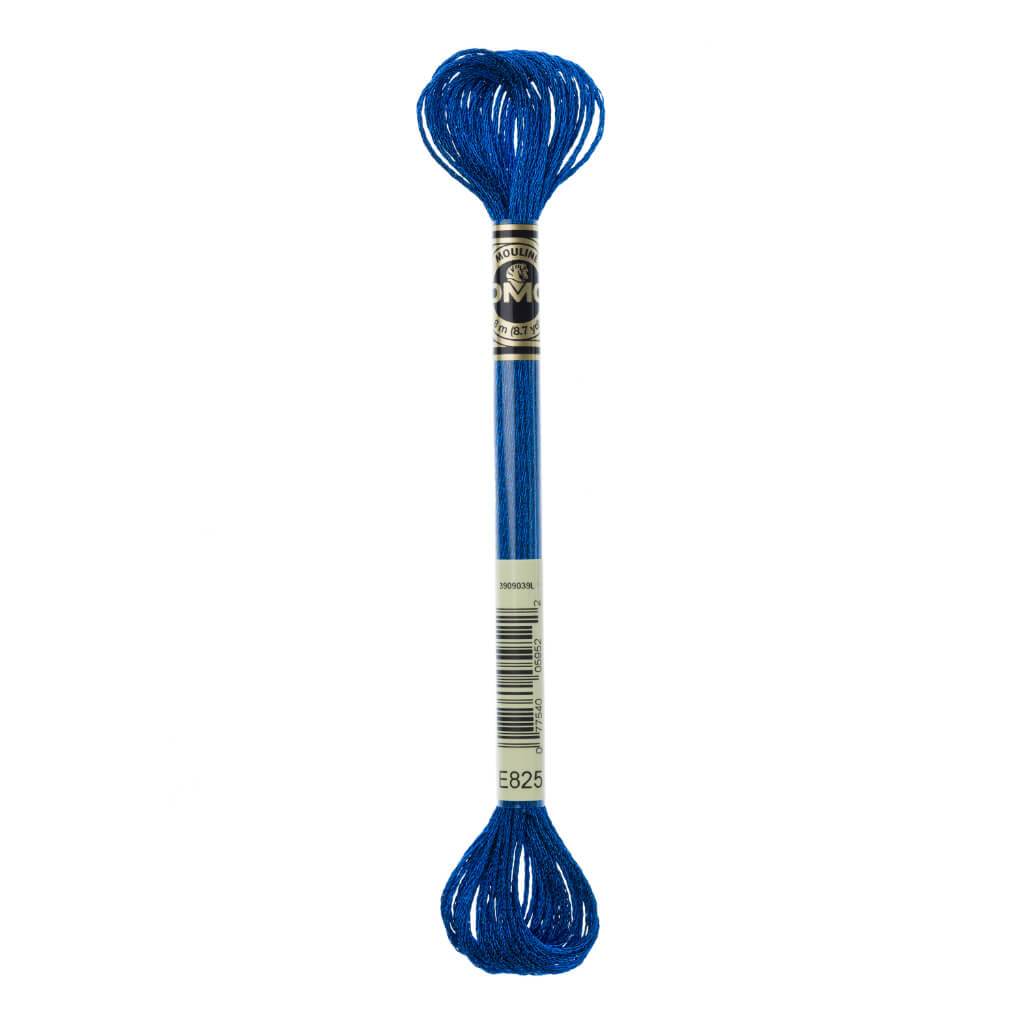 Dmc Light Effects Embroidery Floss Blue Sapphire 8.7Yd 