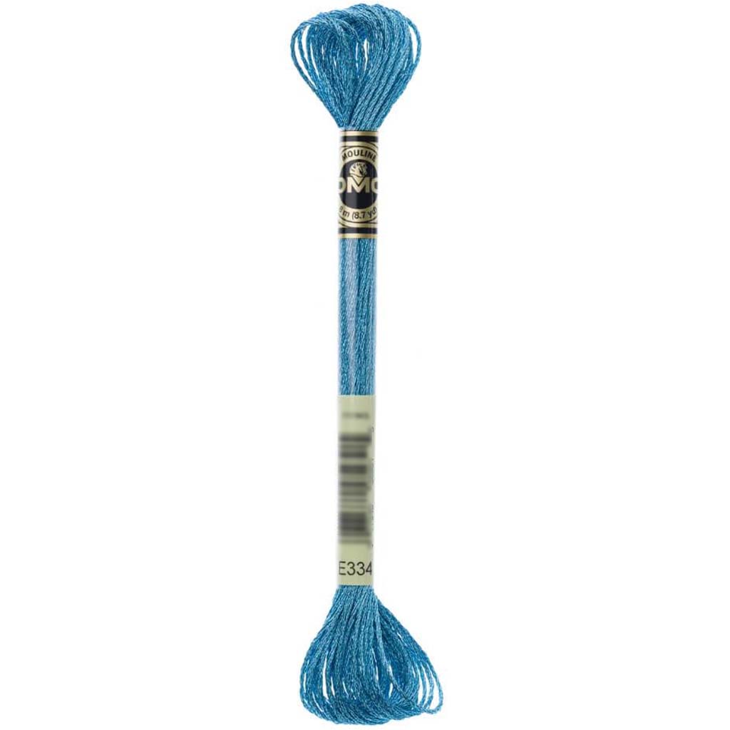 Dmc Light Effects Embroidery Floss Blue Topaz 8.7Yd 