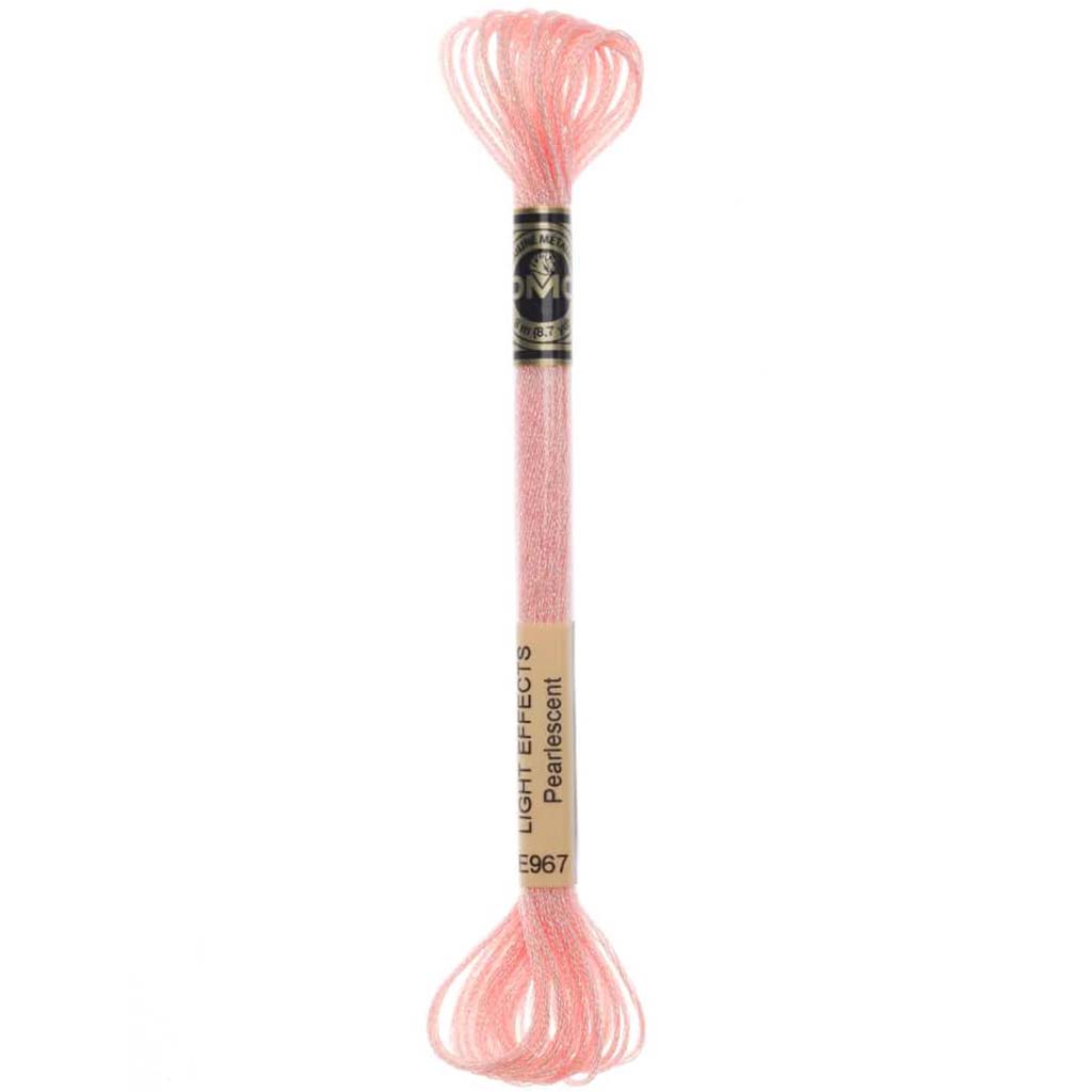Dmc Light Effects Embroidery Floss Soft Peach 8.7Yd 