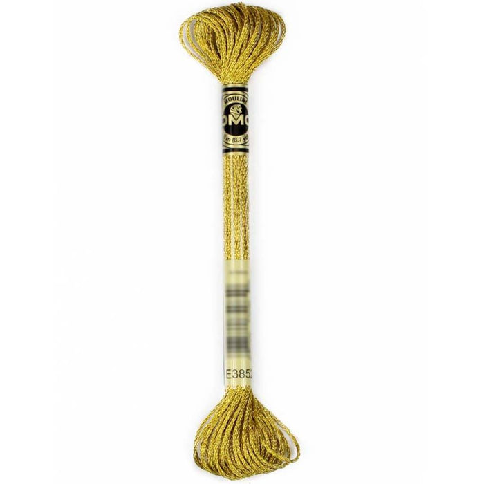 Dmc Light Effects Embroidery Floss Dark Gold 8.7Yd 