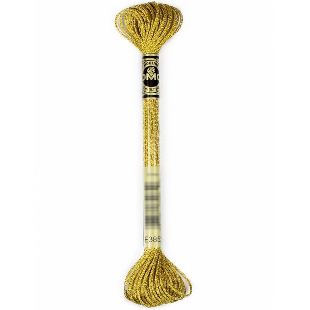 Dmc Light Effects Embroidery Floss Dark Gold 8.7Yd 