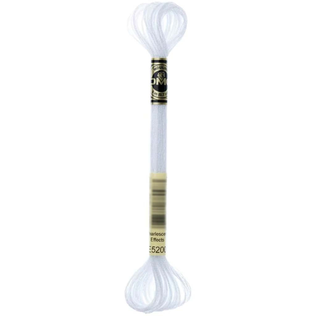 Dmc Light Effects Embroidery Floss White 8.7Yd 